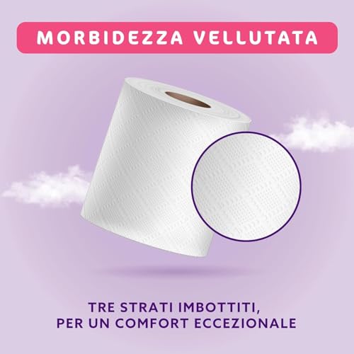 by Amazon Carta Igienica, 3 Veli Trapuntata, Morbida e Setosa, 9 unità (Confezione da 1), 200 Fogli per Rotolo, Certificata FSC - Funzionalità e accessori