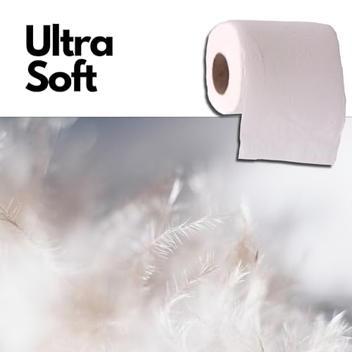 Carta Igienica 2 veli 120 rotoli (12 pacchi da 10 rotoli) Non profumata goffrata Ultra Soft Super Conveniente trapuntata multidisegno - Dettaglio recensione 4