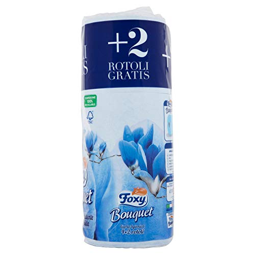 Foxy Bouquet Rotoli Carta Igienica, Colori Assortiti, 6 Pezzi - Dettaglio recensione 4