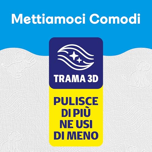 Scottex Carta Igienica, Formato Salvaspazio, Cotone, Confezione 100% Riciclabile, Fatto in Italia, 64 Rotoli - Funzionalità e accessori